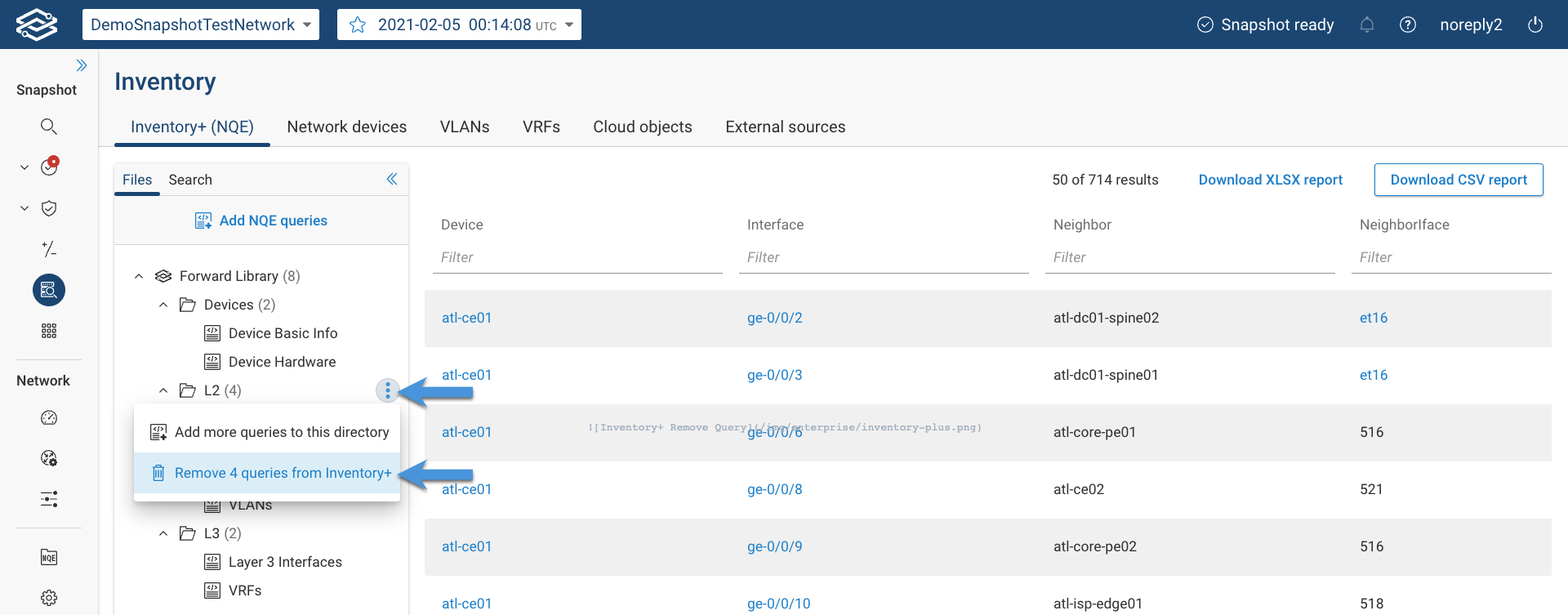 Inventory+ Remove Query