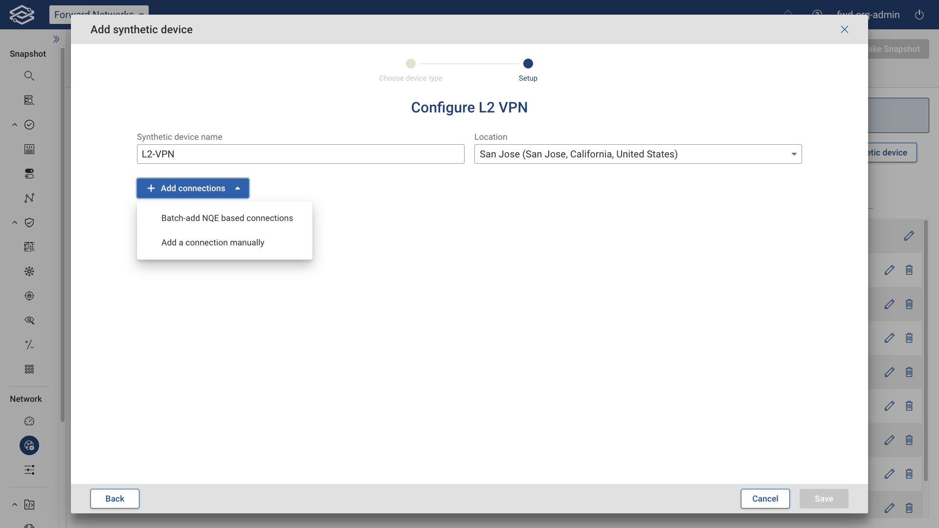 Configure L2 VPN