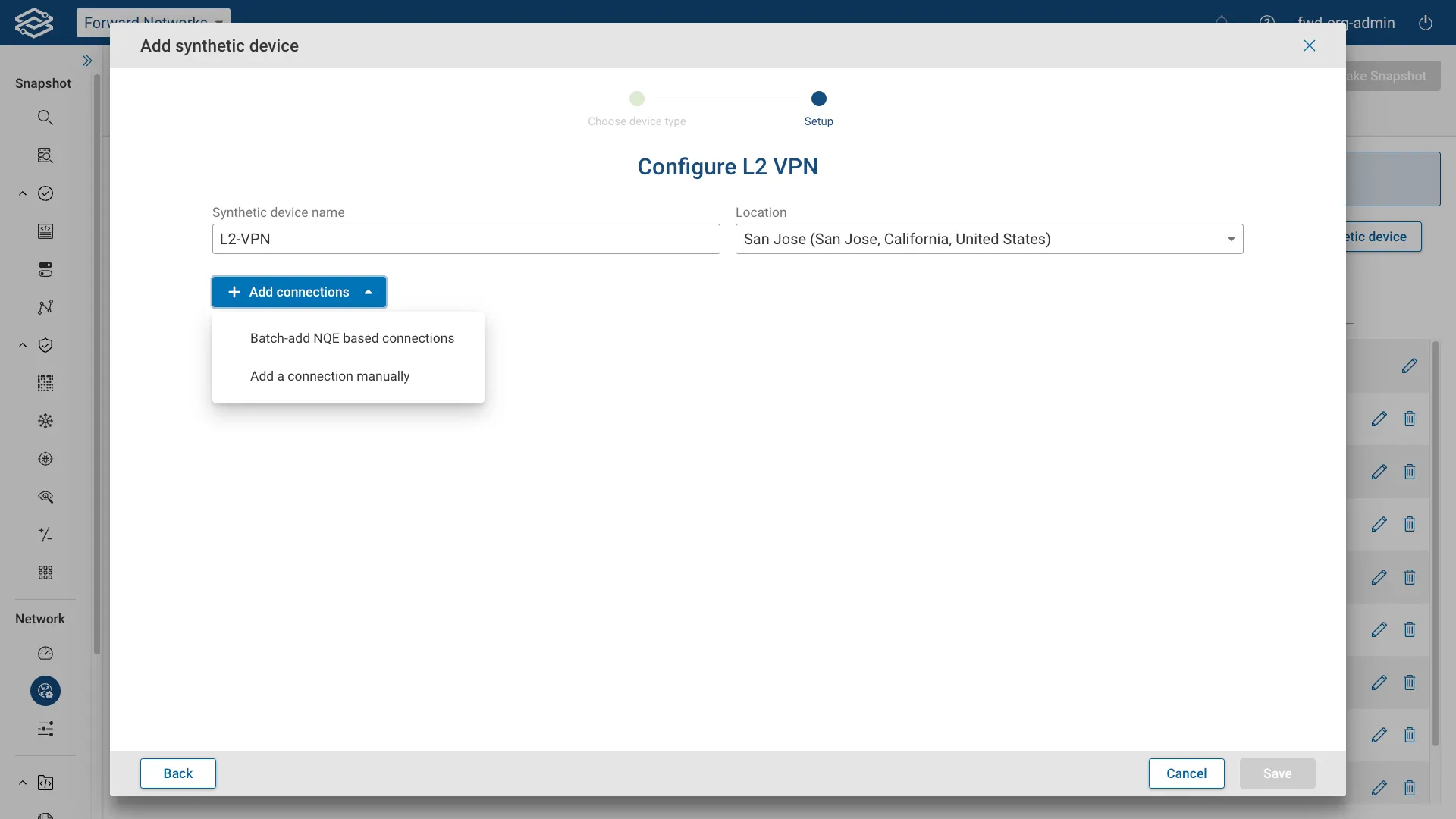 Configure L2 VPN