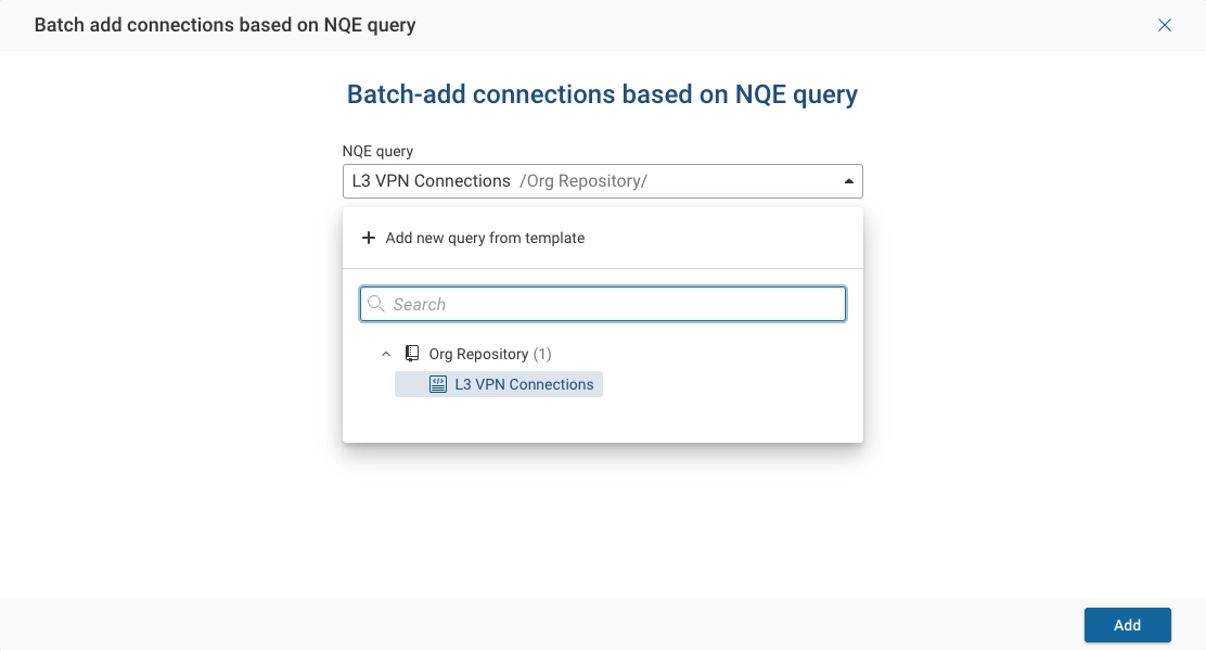 Configure Batch-add Select Query