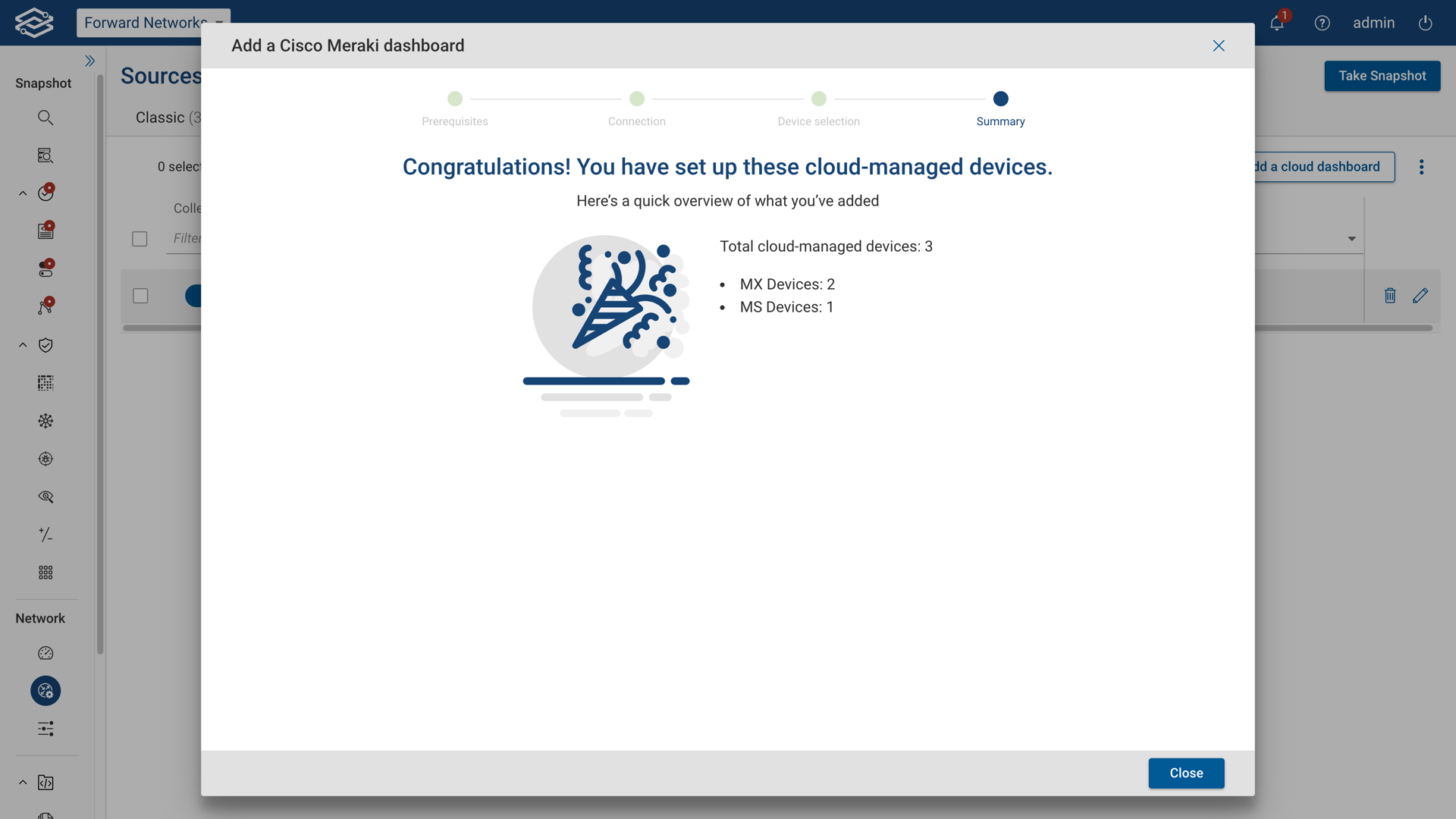 Meraki Wizard - Summary