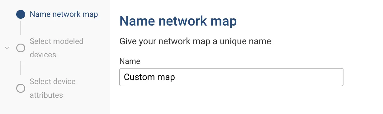 Network map name
