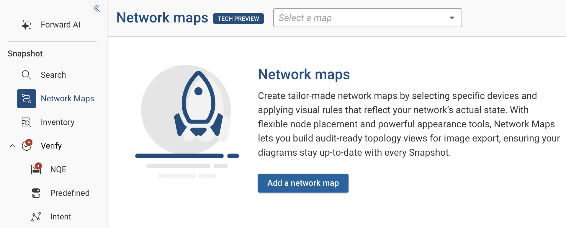 Add a network map