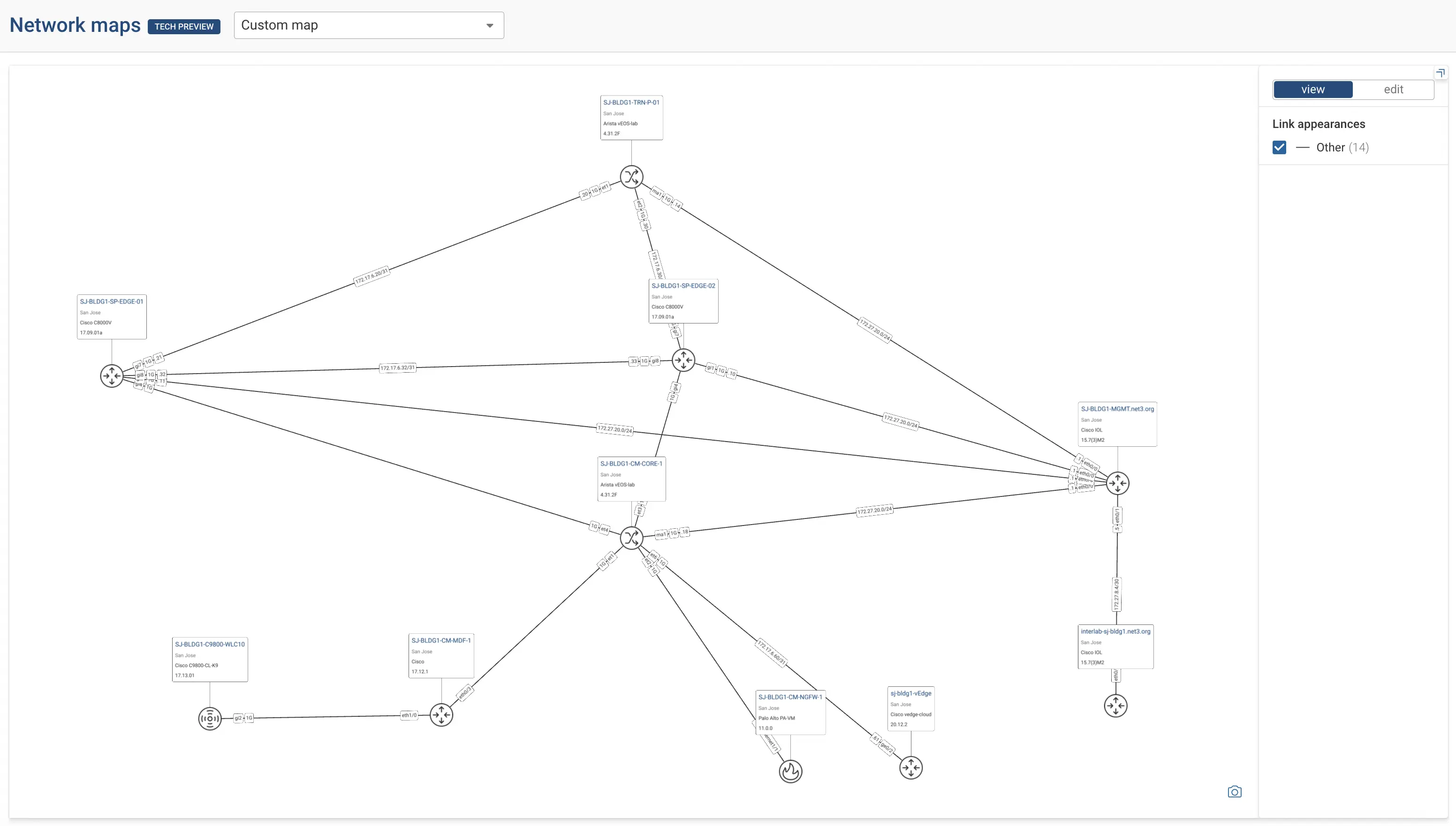 New network map