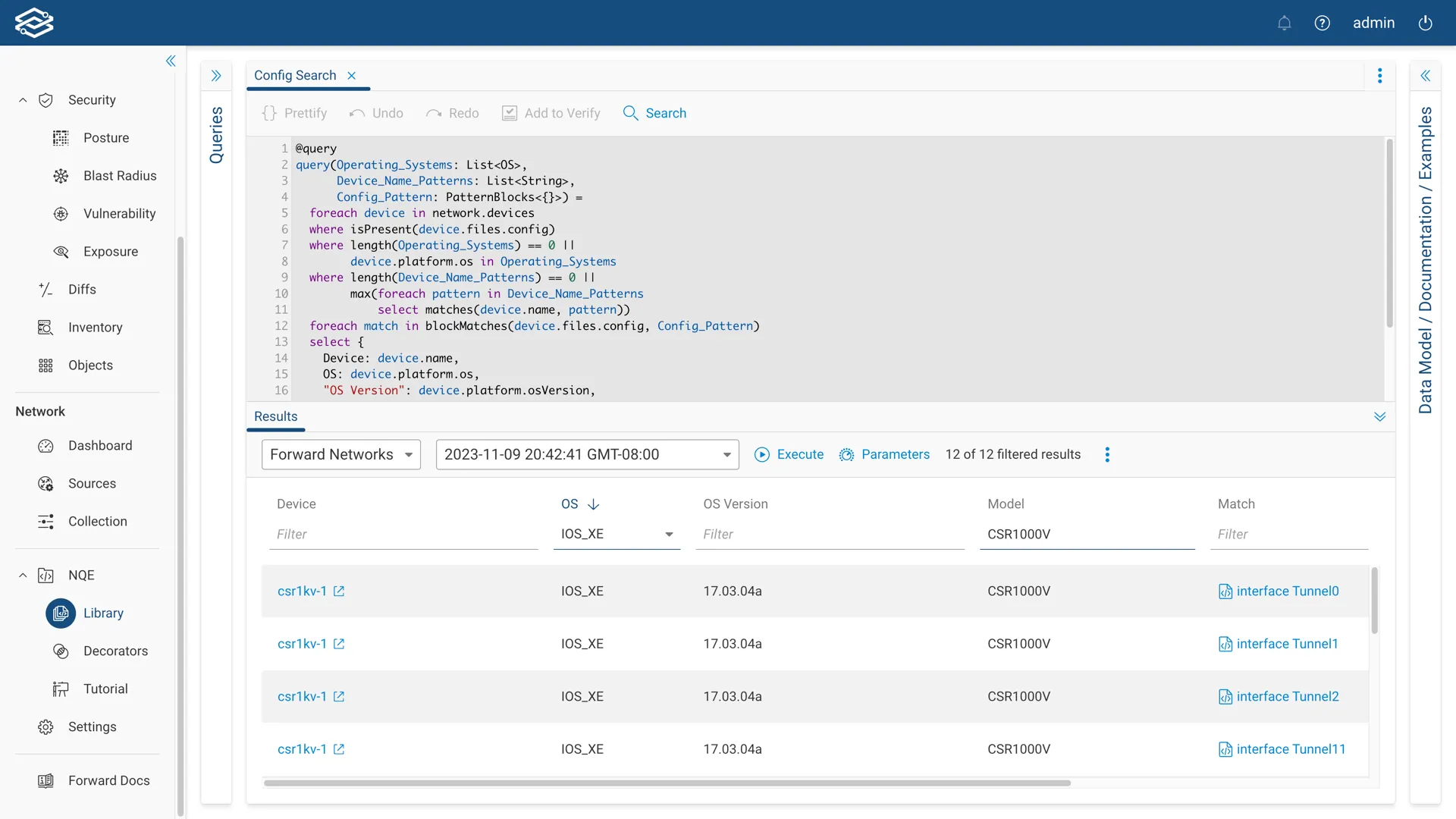 Filtering Results of a Query