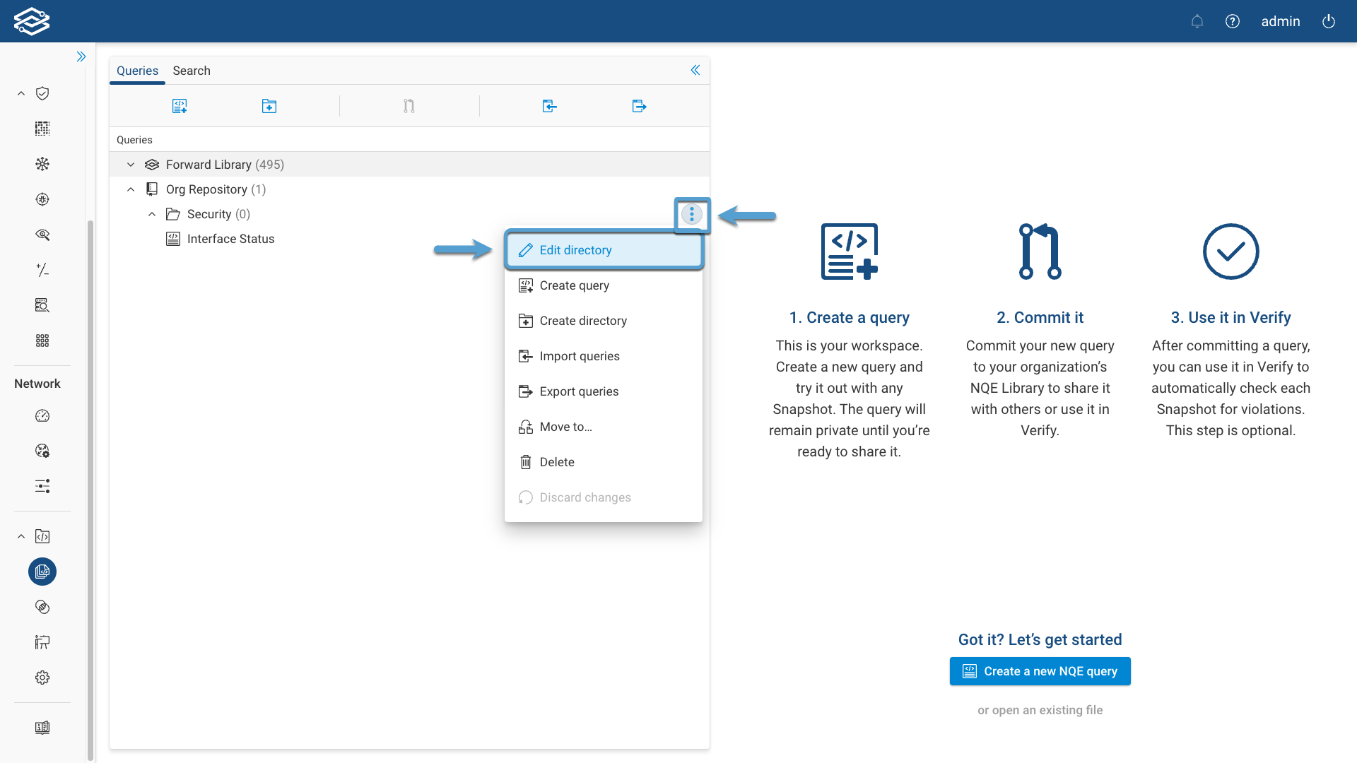 NQE Directory Permission Edit