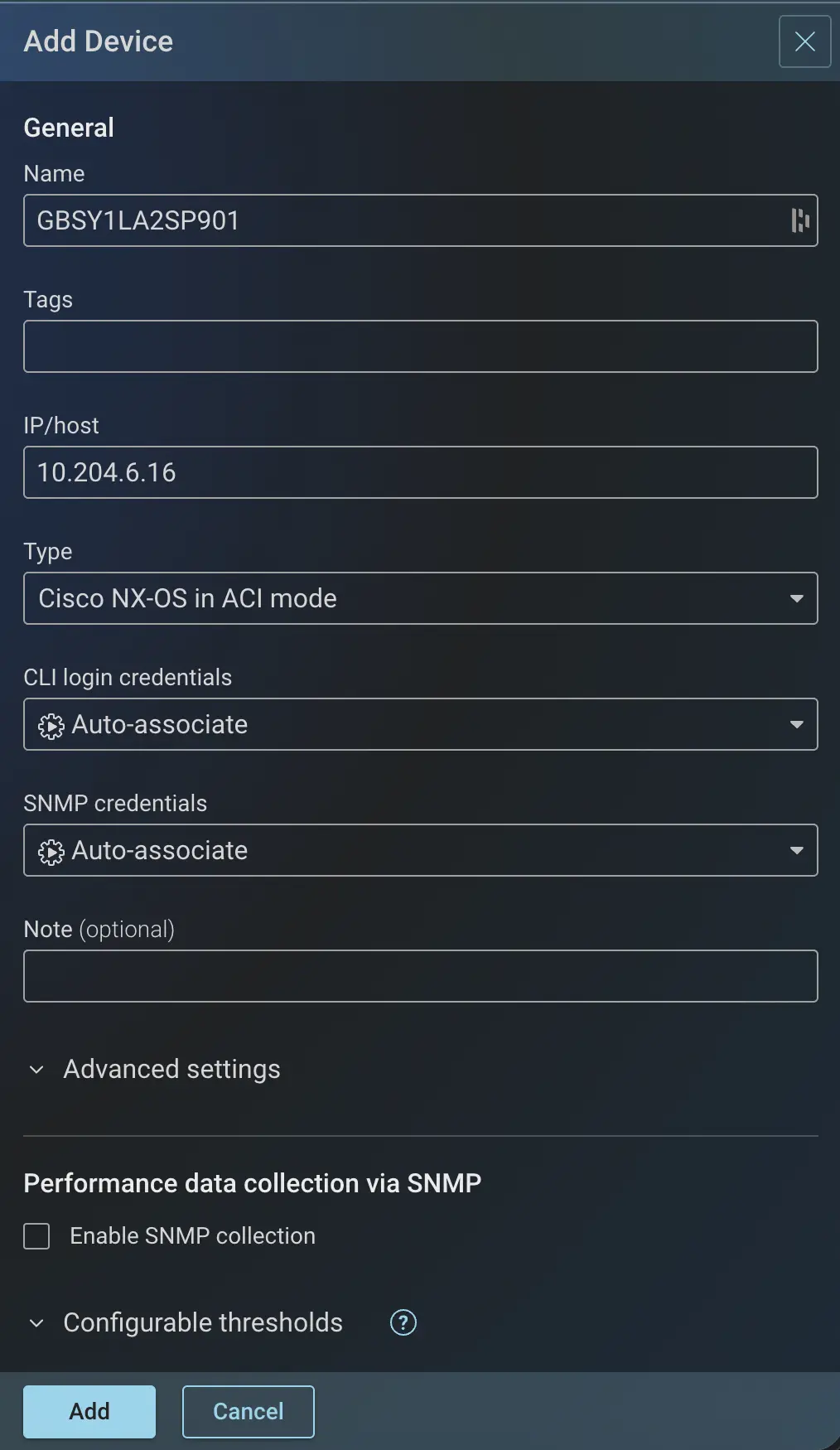 Add device to sources