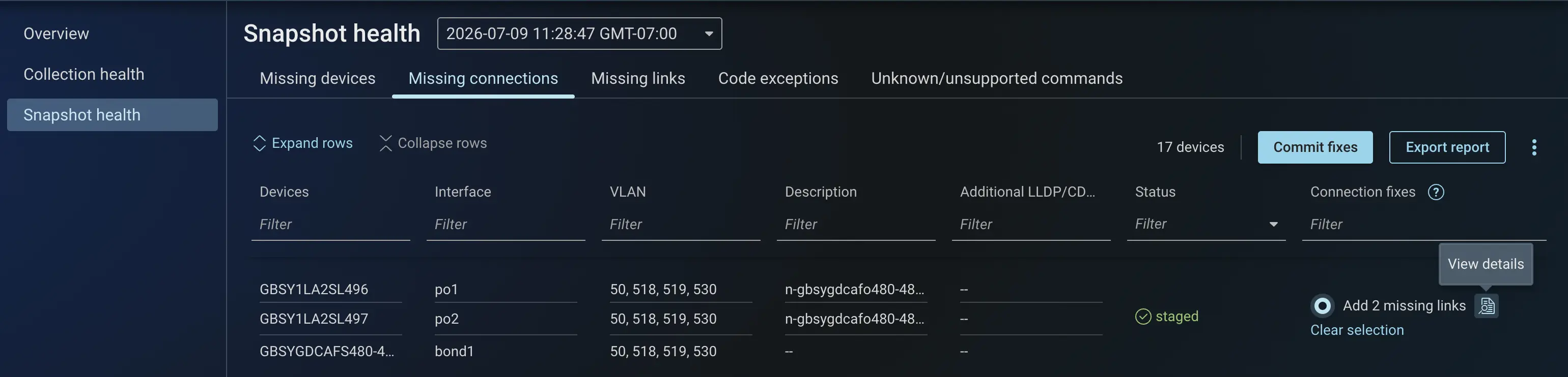 Add missing link to snapshot