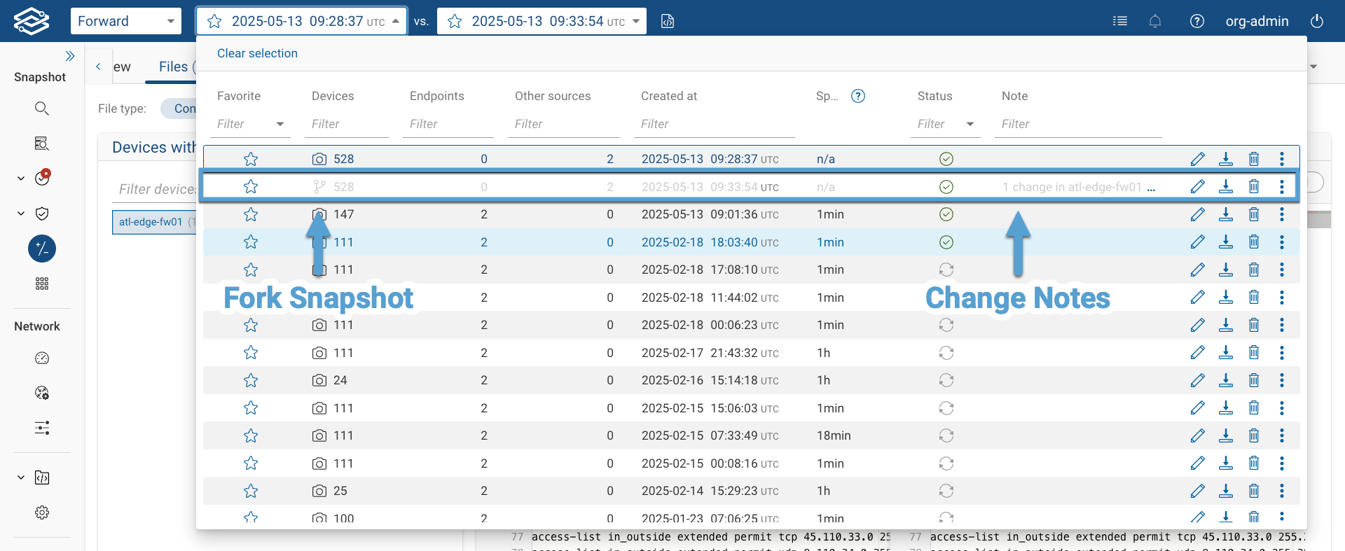 Sandbox Fork Snapshot