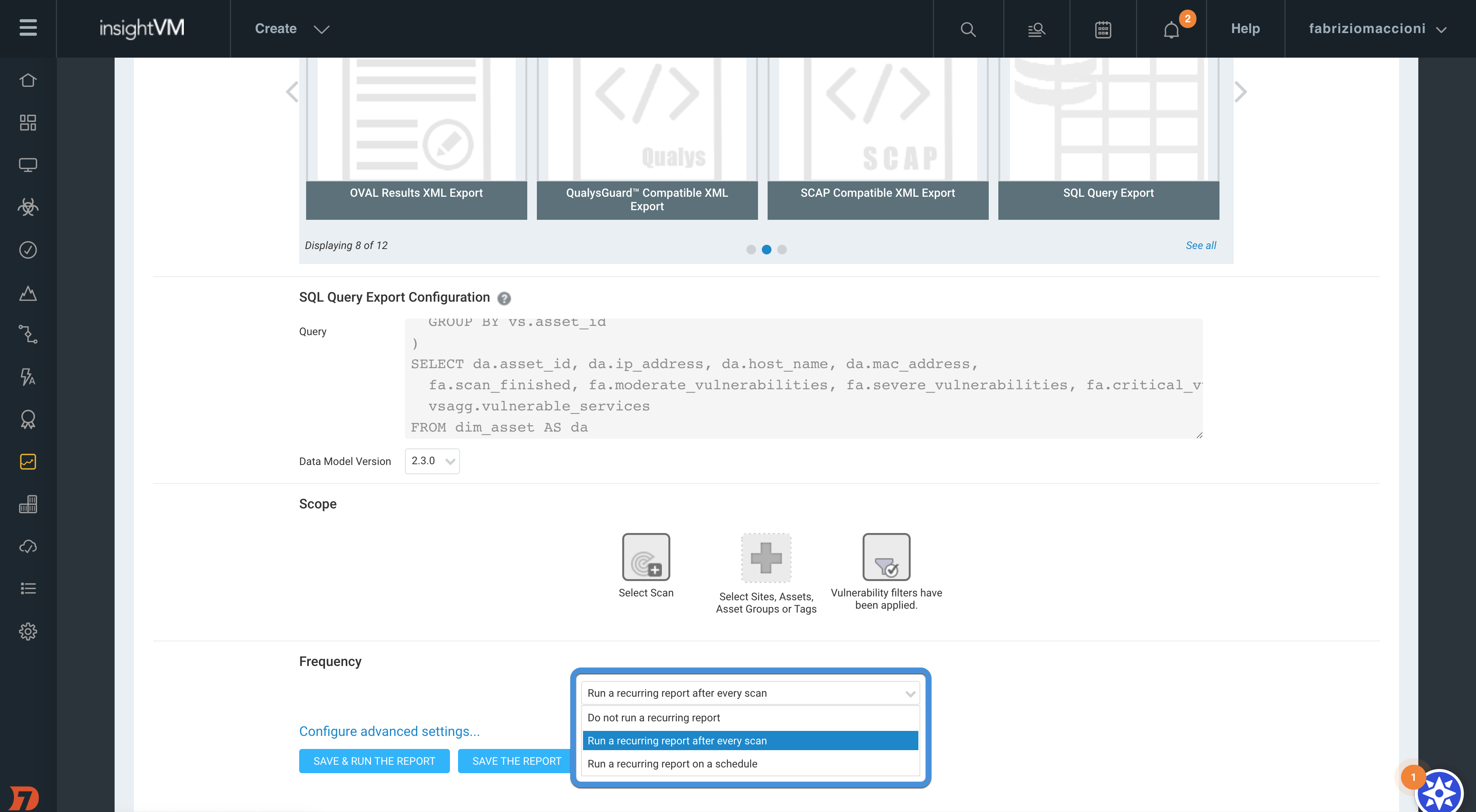 Rapid7 Report Frequency
