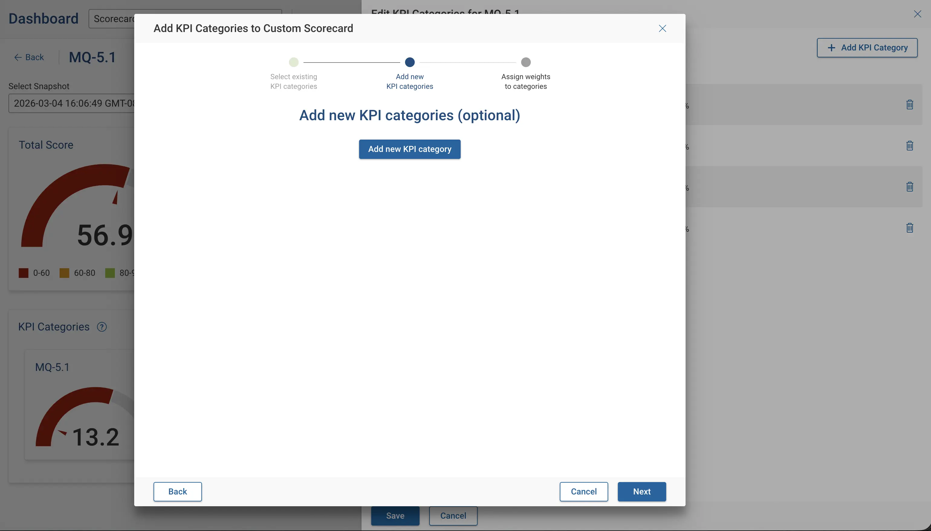 Adding New KPI Categories
