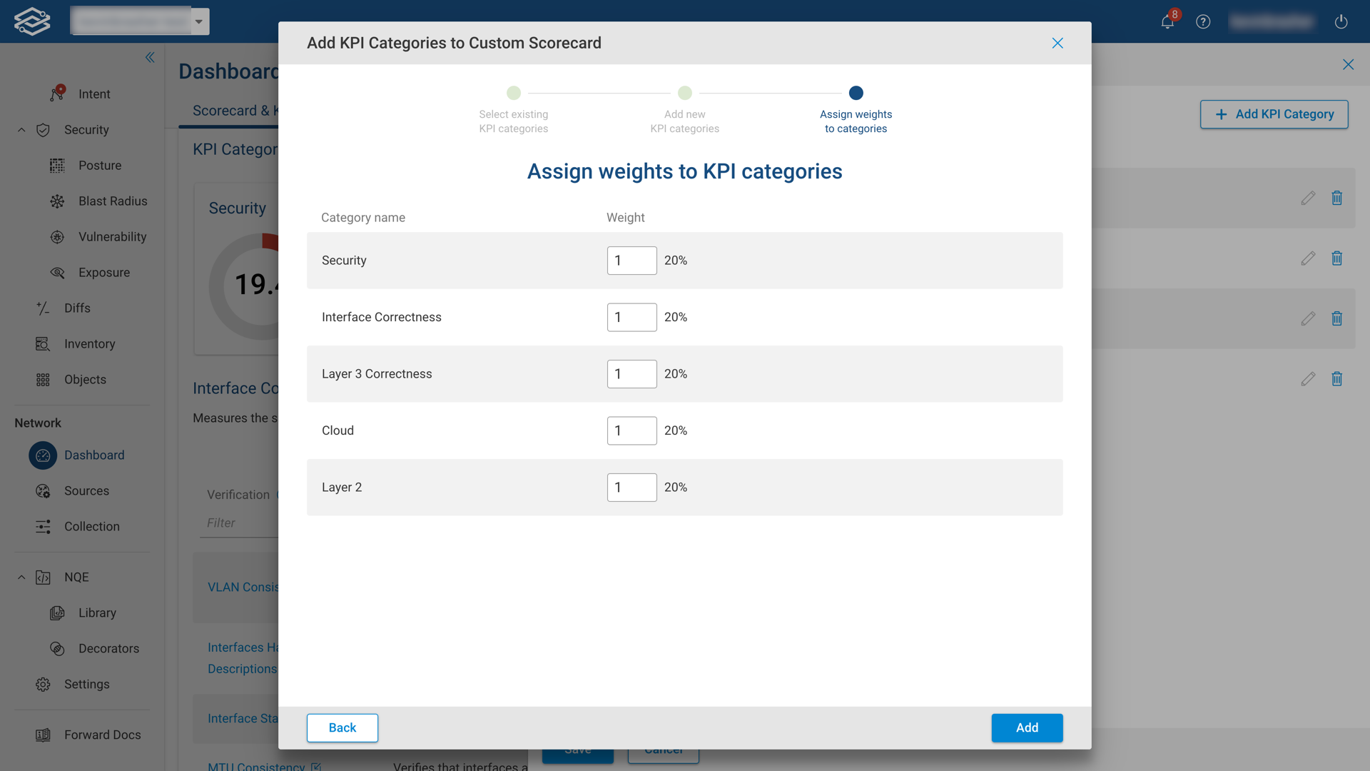 Assigning Verification Weights