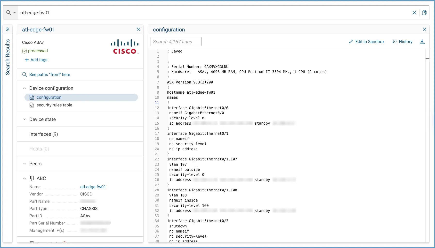 Device Configuration file viewer