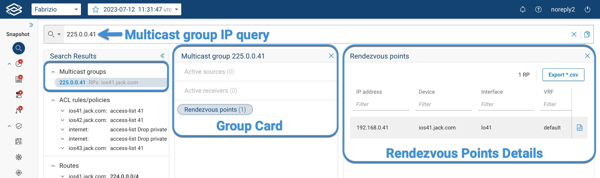 Multicast Group IP Query