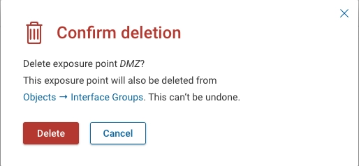 Rapid7 Delete Exposure Point
