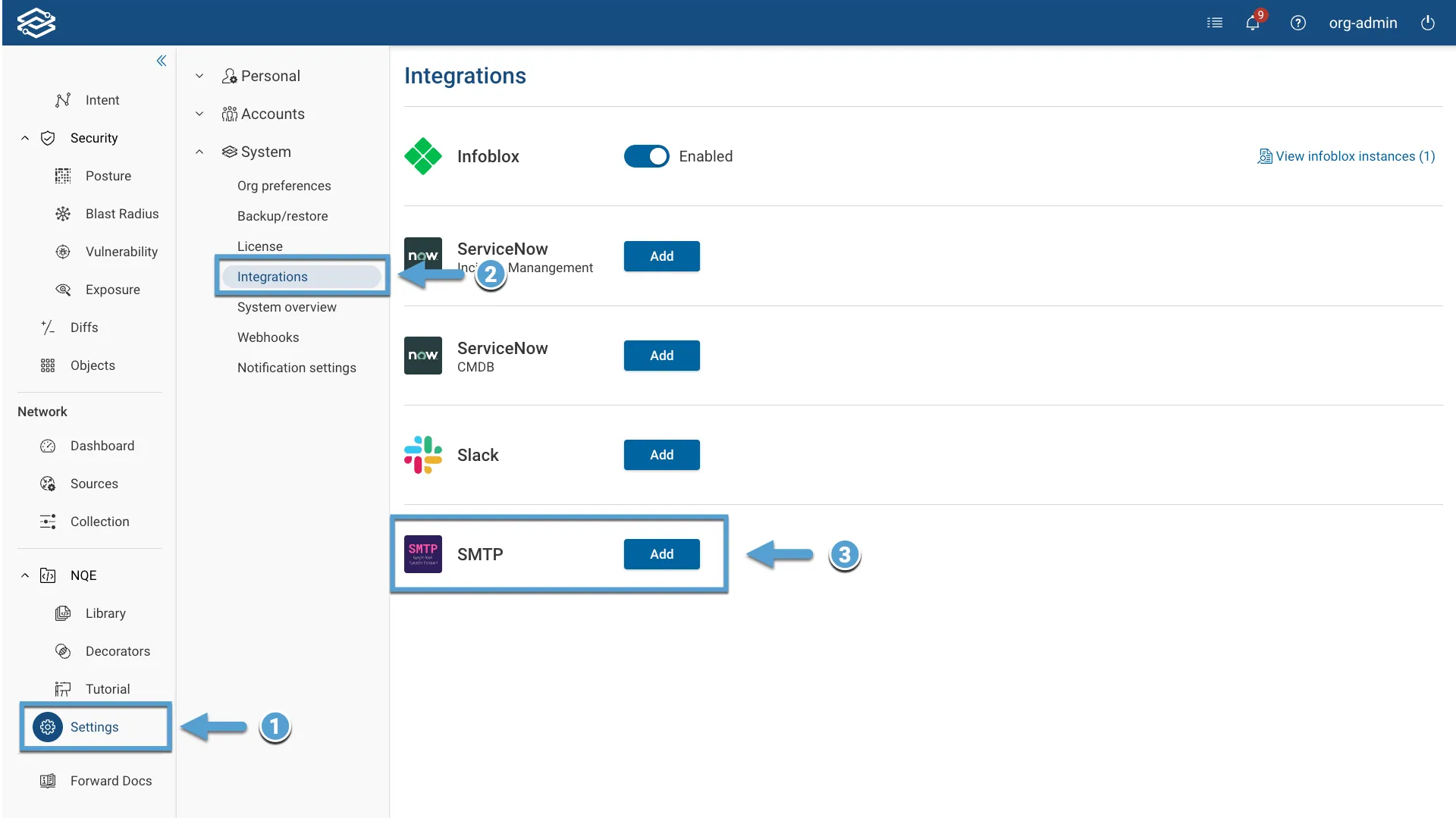 Add SMTP Connection
