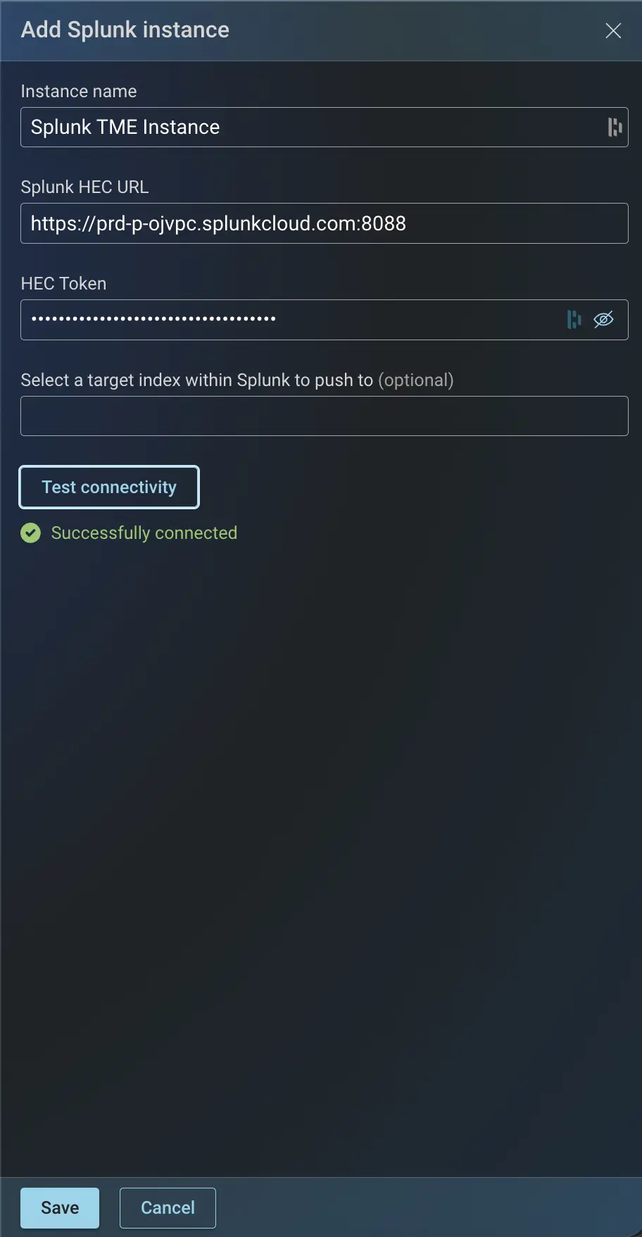 New Instance Config