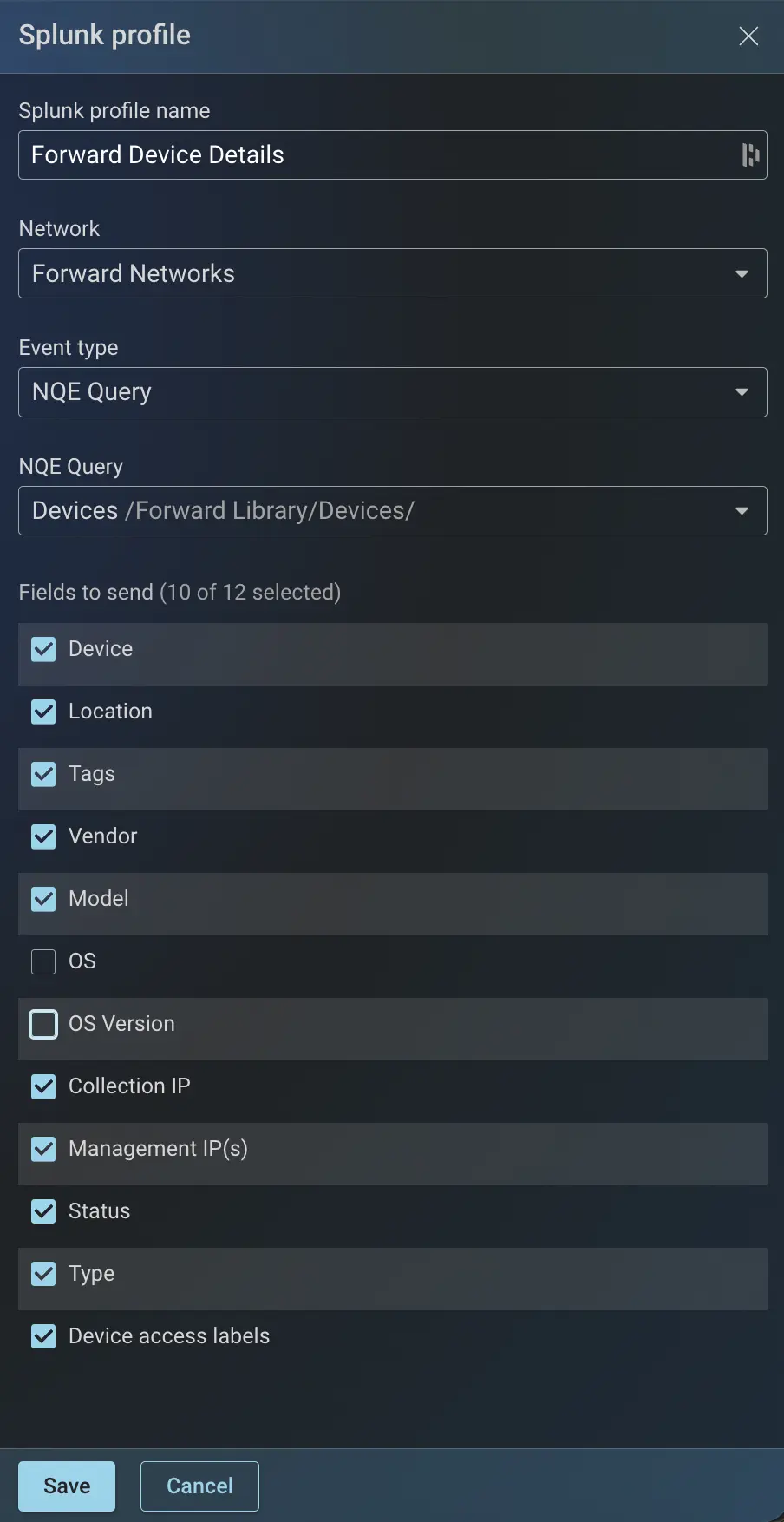 New Profile NQE Query