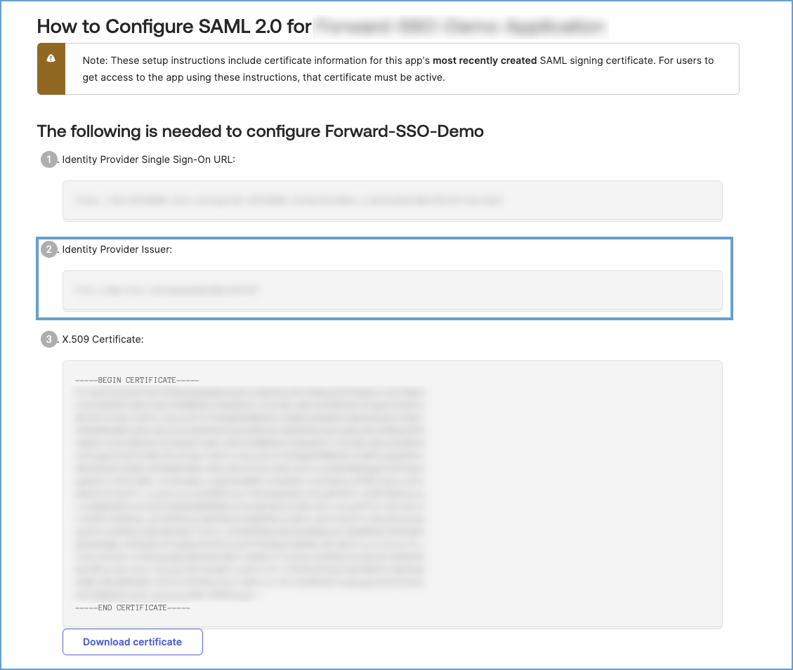 Okta Copy Identity Provider Issuer