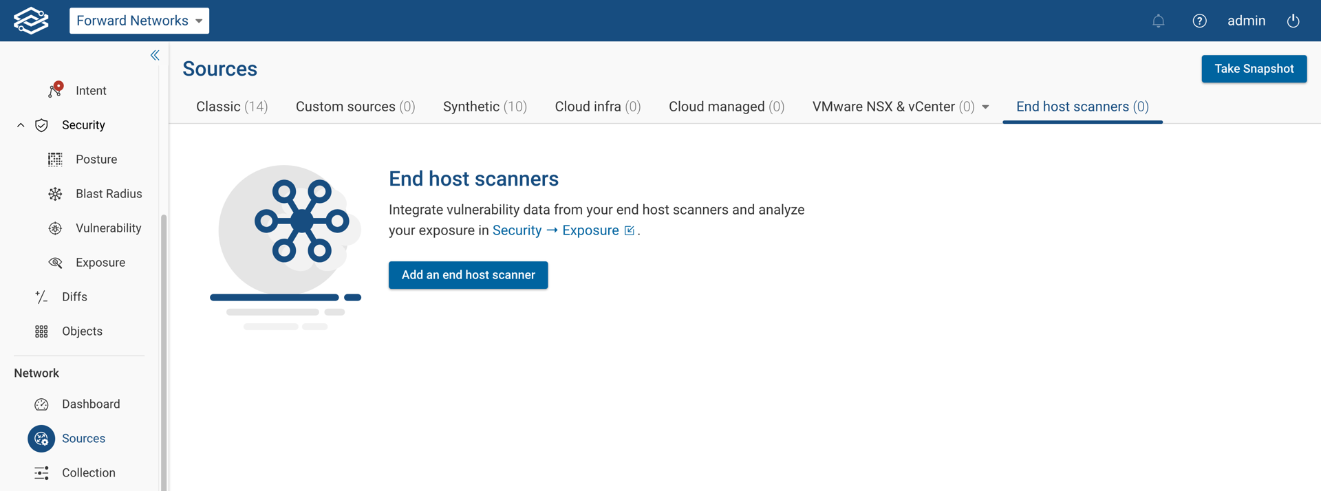 Adding an End Host Scanner