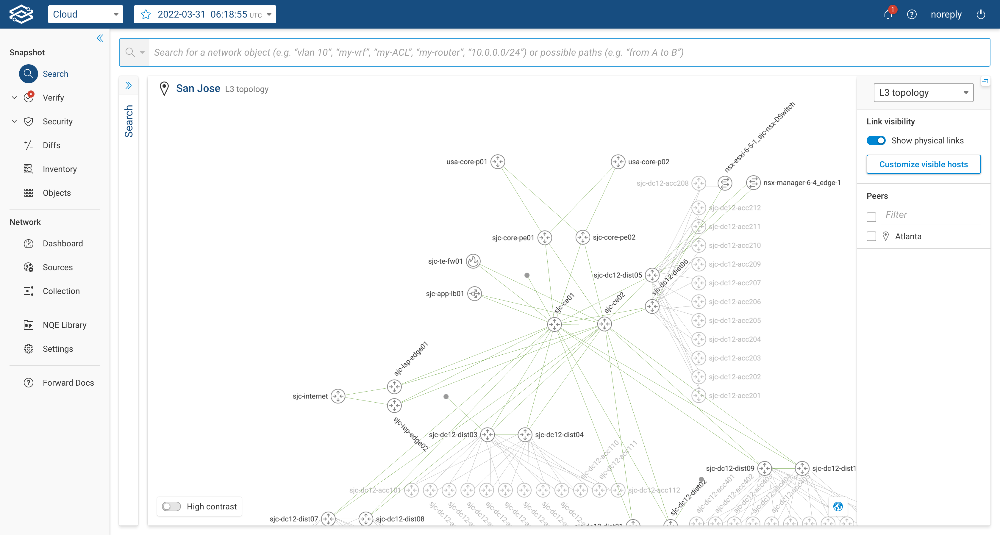 Layer3 host physical links too