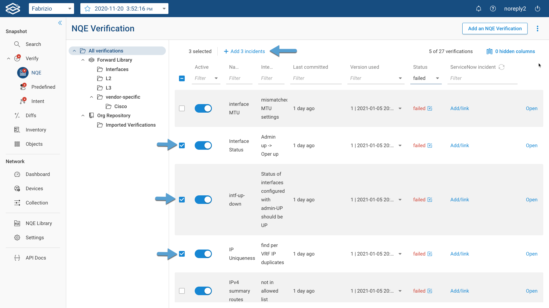 Create Multiple ServiceNow Incidents