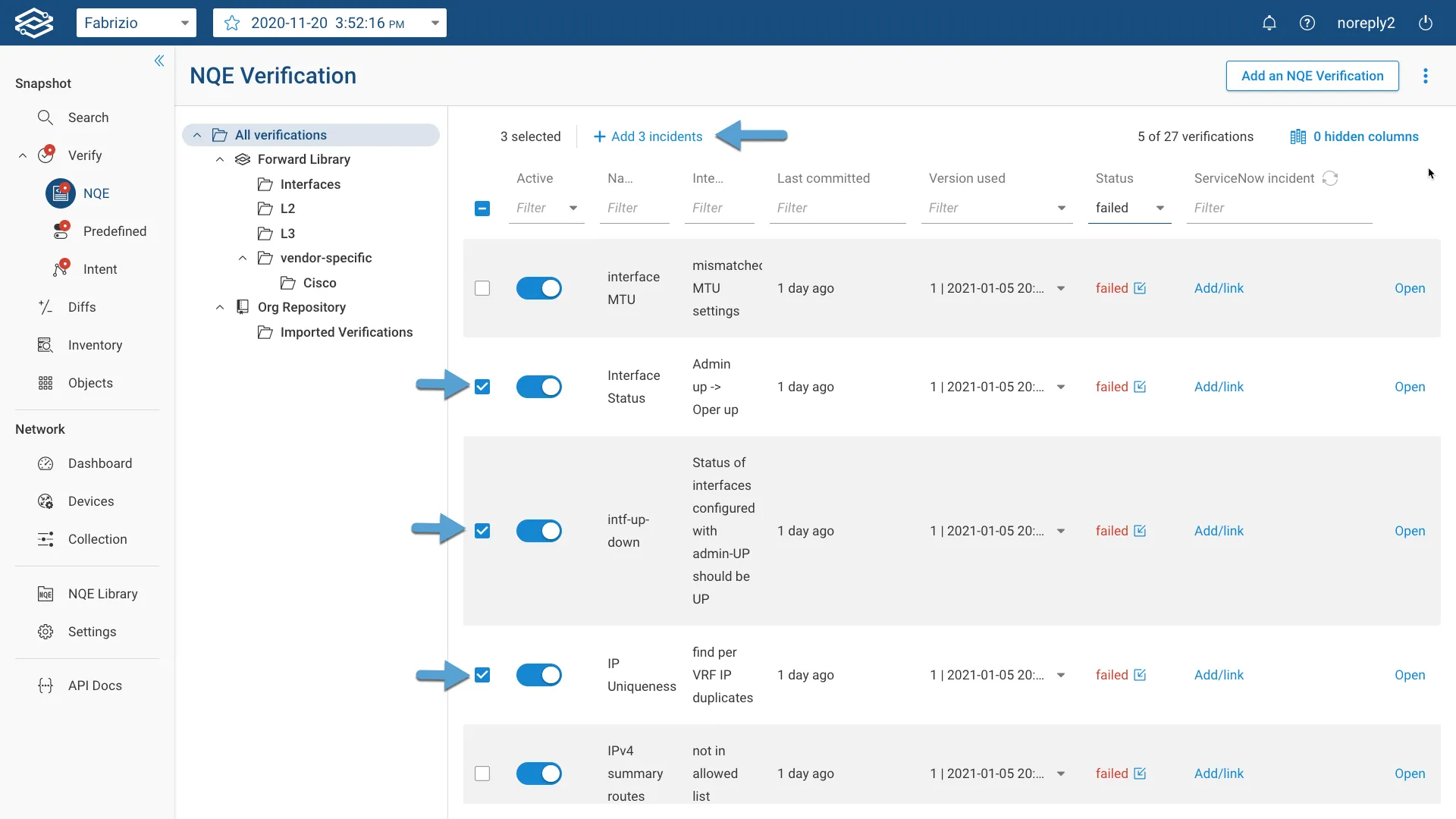 Create Multiple ServiceNow Incidents