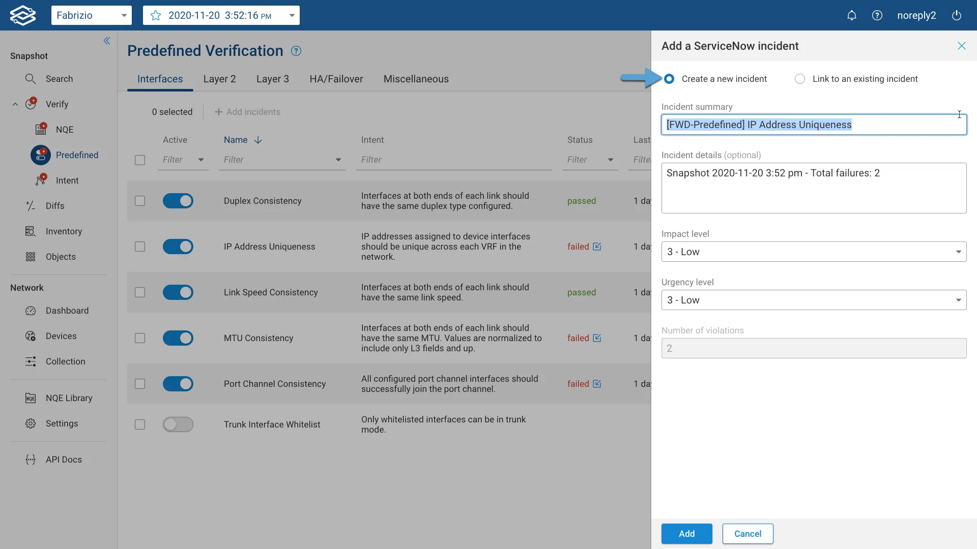 ServiceNow Incident Details