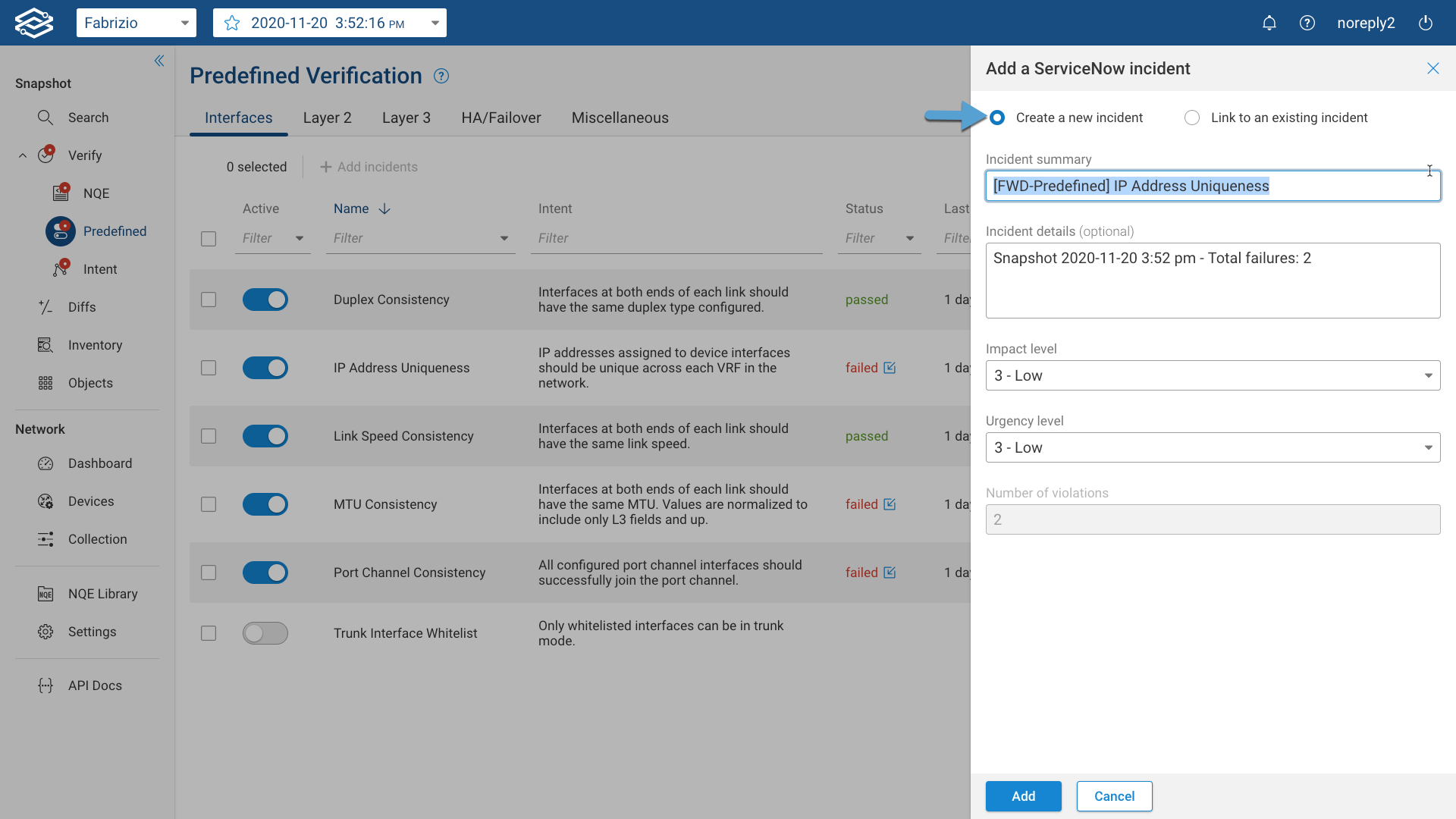 ServiceNow Incident Details